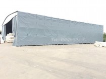 《防雨防晒抗大风！电动推拉棚守护场地每一刻》